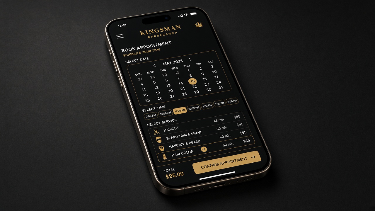 App Kaparezza Luxury 4.0 — prenotazioni barbershop